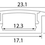 Javelin R01 AE-R01 – Slim Recessed Aluminium Extrusion - Image 2