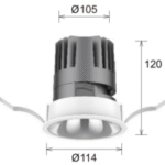 DLFR Pisces Low Glare Downlight - Image 3