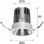 DLFR Pisces Low Glare Downlight - Image 2