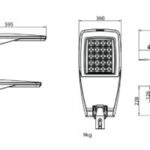 Urban FLE51 – LED Poletop Luminaire - Image 2