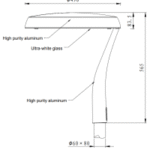 FLE97 – LED Poletop – 7 Shaped - Image 2